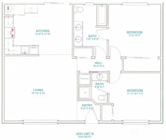 Unit B Floorplan Unit B Floorplan