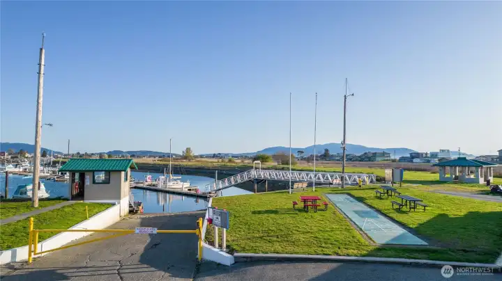 Easy access to the community marina.