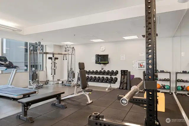 Fantastic fitness area is at your disposal.