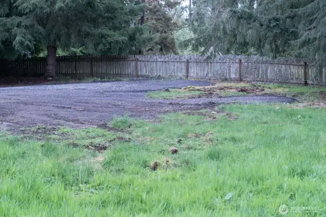 Extra parking space