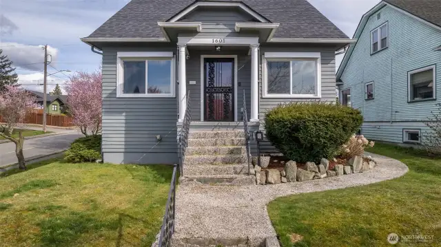 Classic home on large corner lot.