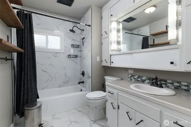 Updated full bath