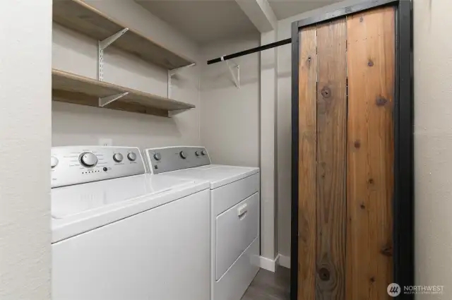 ADU laundry area