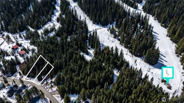 Lot lines depicted are approximate and do not reflect the true boundary lines.  MLS# 2356005 (lot 60 Innsbruck Dr) to the south of subject property is also available