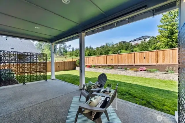 Enjoy extra seclusion with custom patio privacy screens.