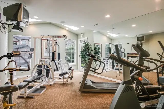 There is also an exercise room