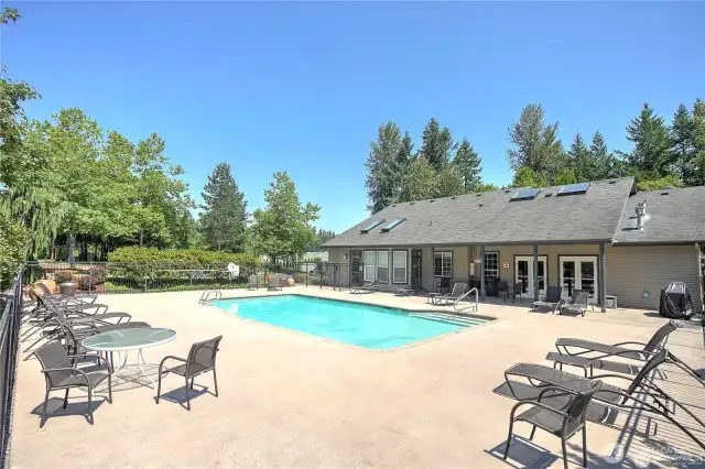 An excellent benefit of living in Tanglewood is there is a pool for the residents. Klahanie has two pools but there is always room for you at the Tanglewood pool.