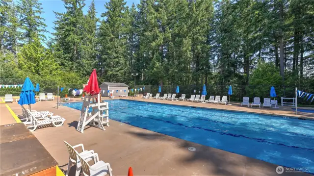 Lakeside Pool—One of Two Pools in Klahanie