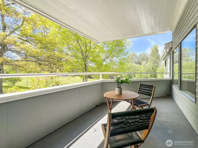 Patio with Seasonal Waterview