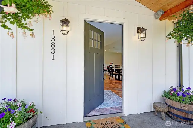 Welcome home!