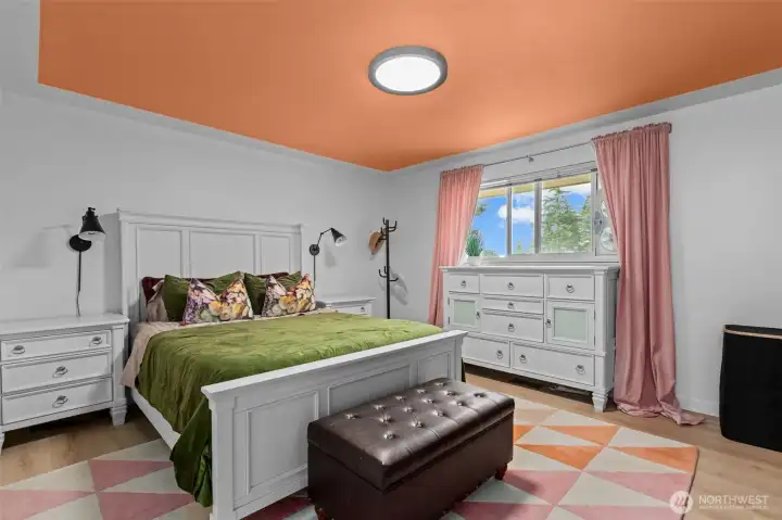 Great sized primary bedroom on main floor.