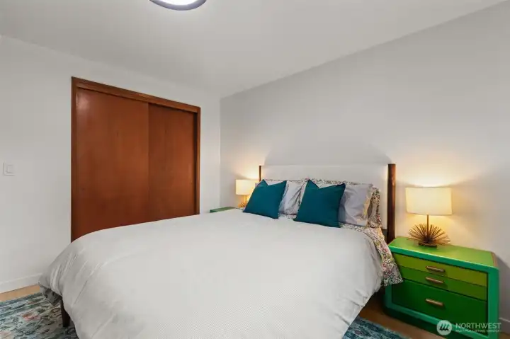 Guest bedroom on main level.