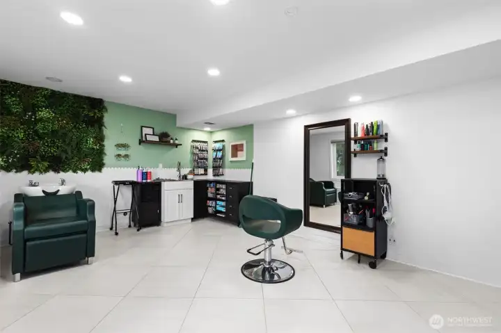 Plumbing added in this converted space -- so many opportunities!!