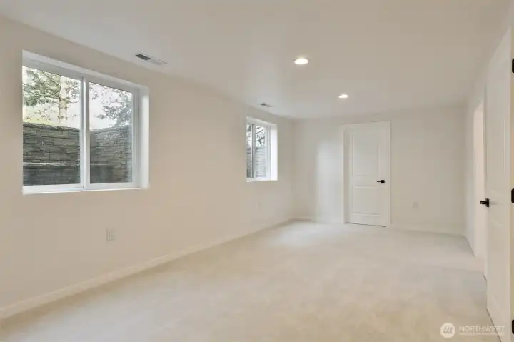 Downstairs Primary Bedroom looking at closet