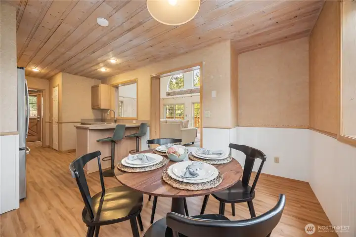 View 2 of dining room