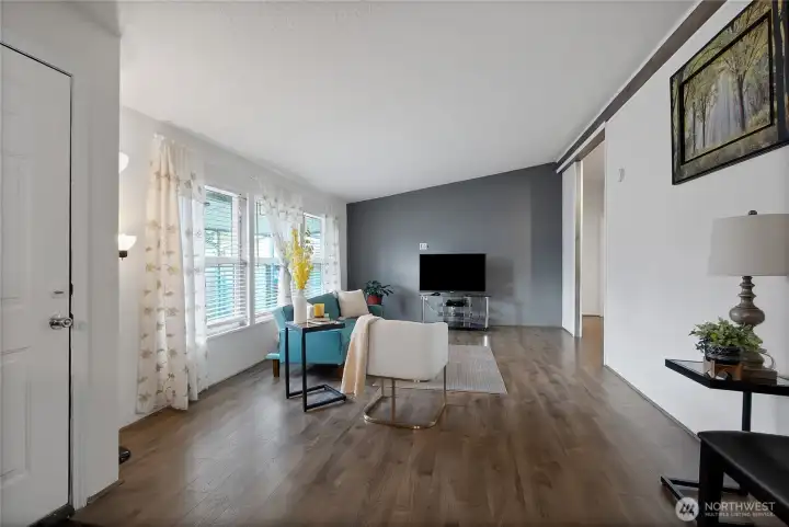 Entry that leads to living room