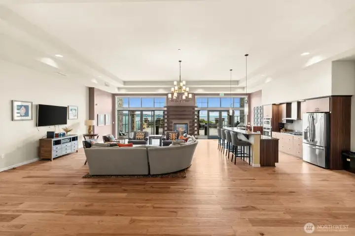 Multi-Purpose Lounge (Work From Home, Hold Meetings) w/ Kitchen  Entertainment Lounge w/ Billiards & Ping Pong  Outdoor Fire Pit