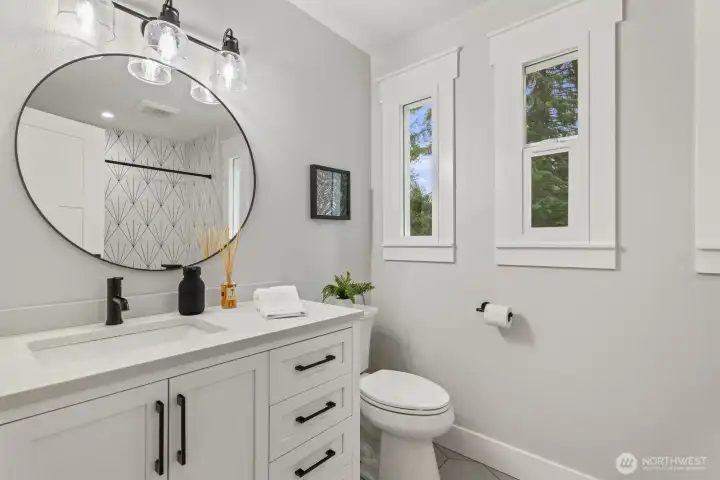 Updated full bath upstairs