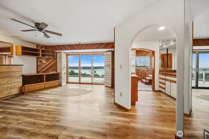 Primary bed room & bathroom