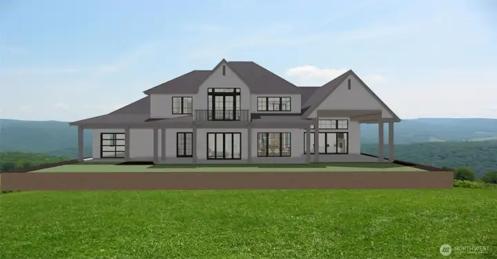 Back of lot 2 rendering