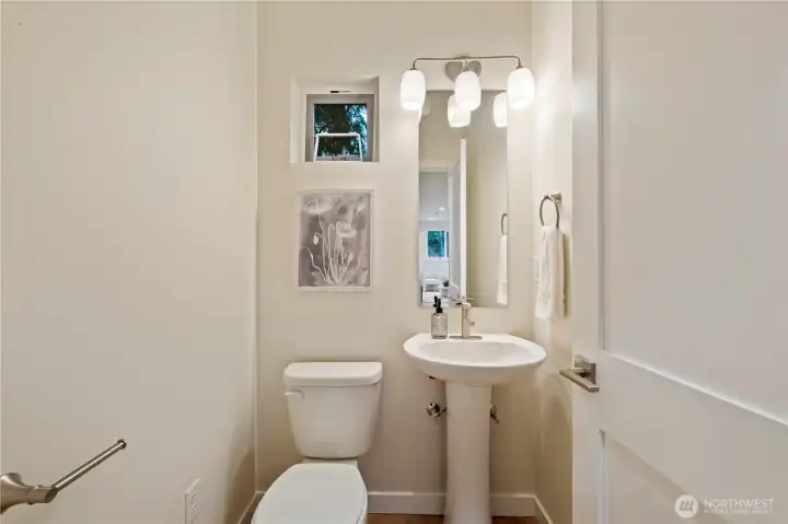 Powder bath on the main.