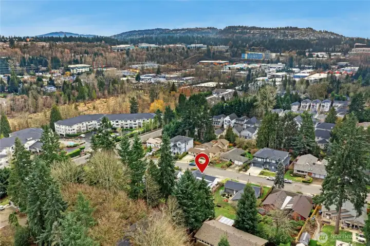 Your home is set between downtown Bellevue and Factoria Mall. Shopping and dining, work and play are all close at hand.