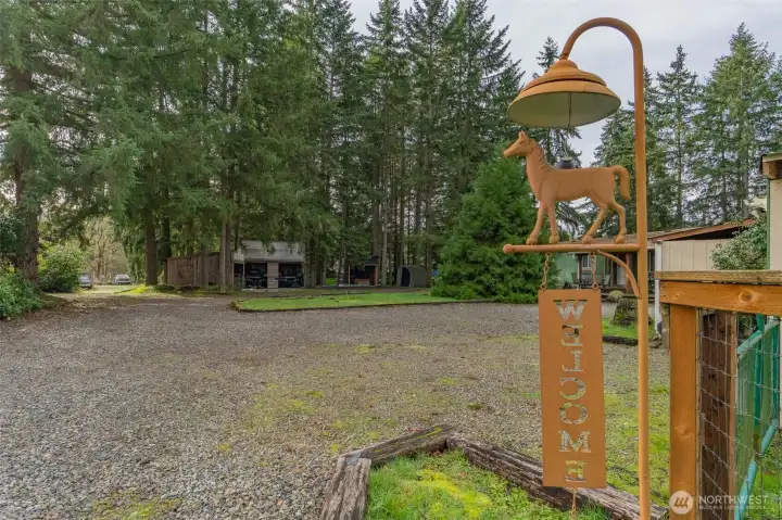 Welcome to this beautiful setting on this beautiful property.