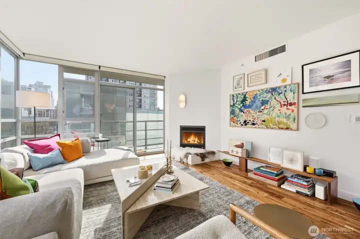 Wonderful natural light in Living room.