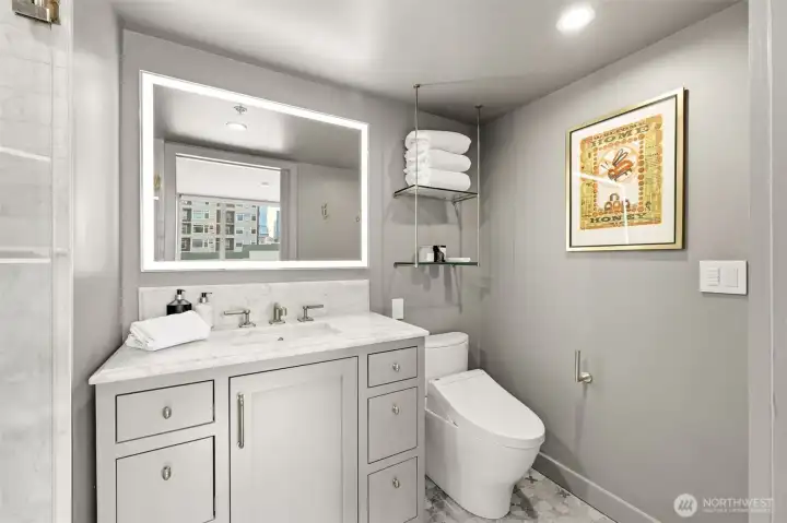Primary suite bathroom