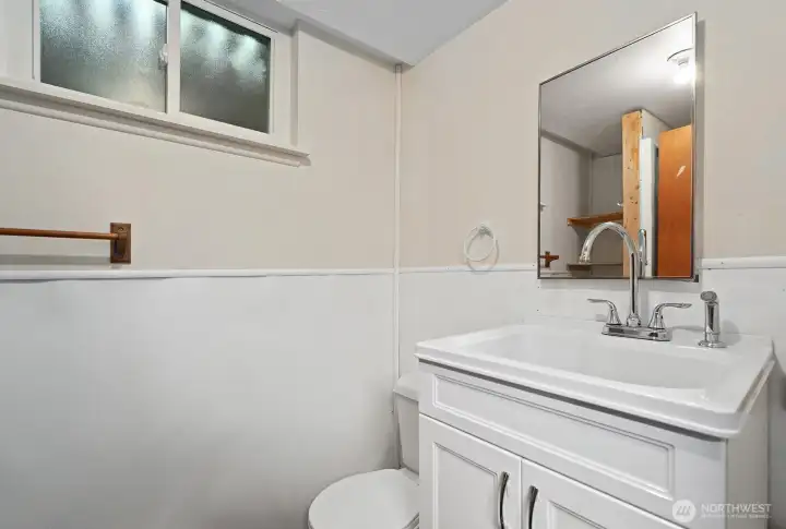 Lower level bathroom