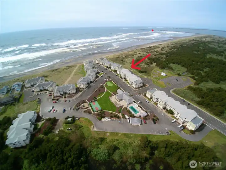 Building 10 is in a great location just across from the club house/pool