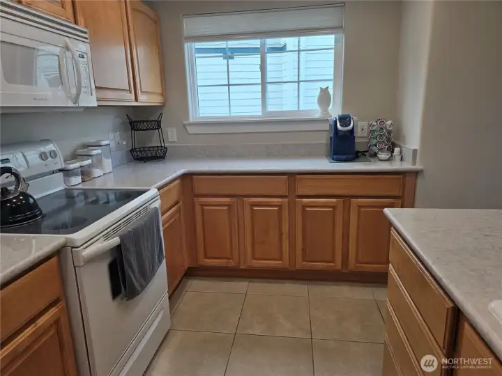 New quartz counter tops