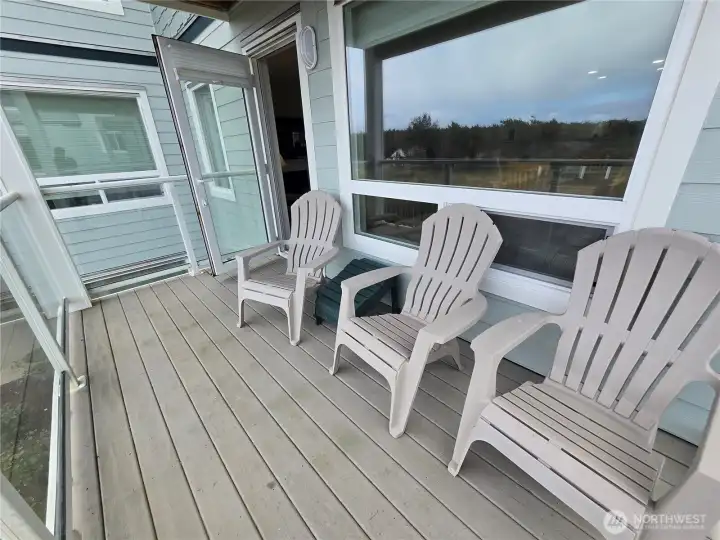 Patio is just outside the great room