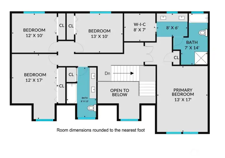 Second Floor Floorplan