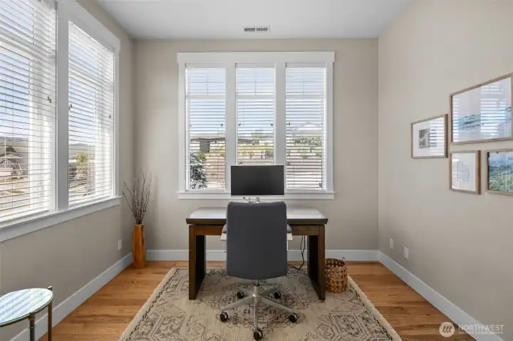Main level office OR legal bedroom
