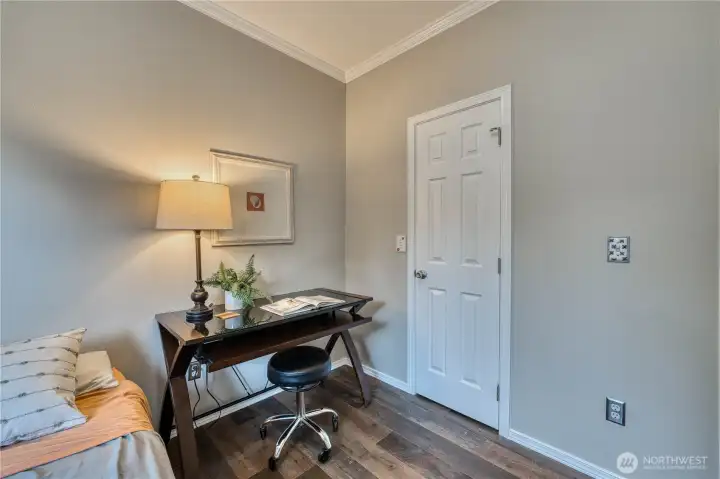 Bedroom #2 has a nice walk in closet as well.