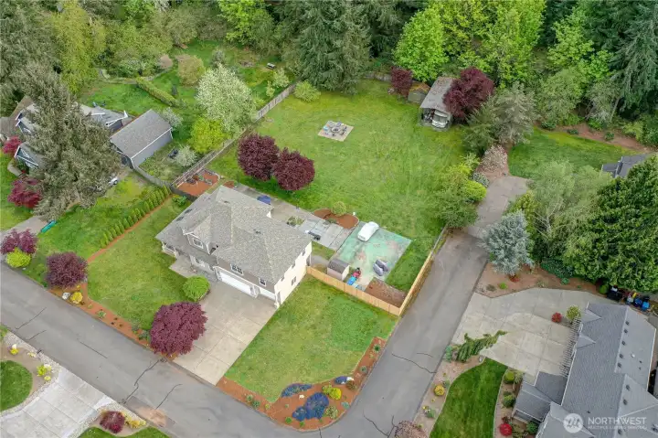 Privacy, acerage and a perfectly flat lot all located in the gated community of Cedrona Estates on Fox Island.