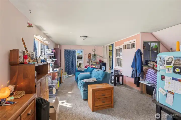 Downstairs living area/apartment