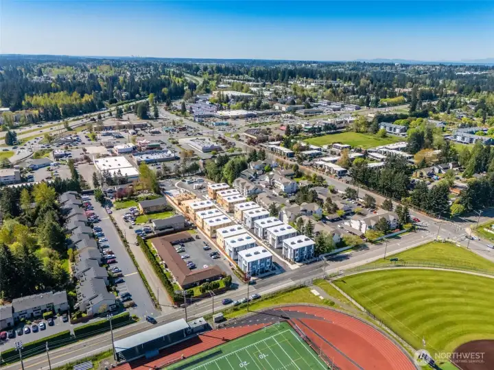 Conveniently located near open space, schools, and just blocks from shopping, I5 and Park-n-Ride.