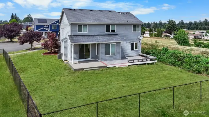 Relax on your back deck or stay inside with the convenience of a heat pump on those hot summer days