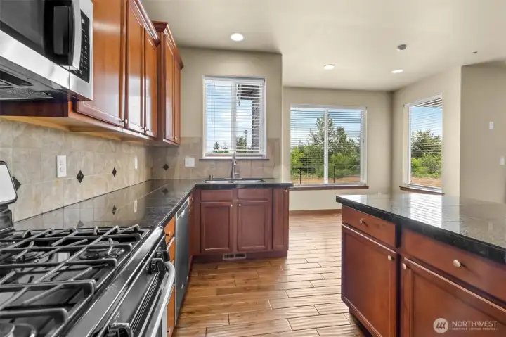 Did we mention a gas stove?