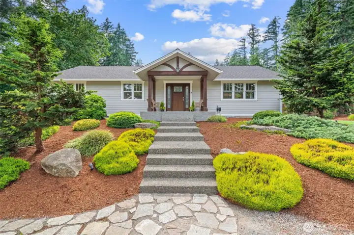 Welcome home! Completely turnkey rambler just across the Purdy Spit in Gig Harbor