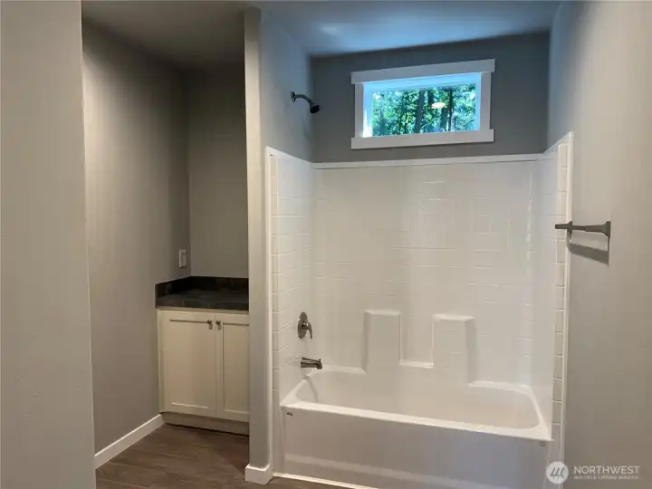 Full bath off primary bedroom.