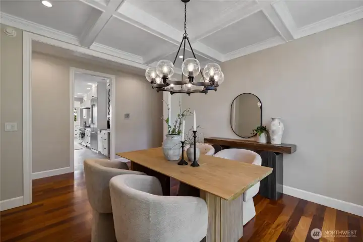 Formal dining room.