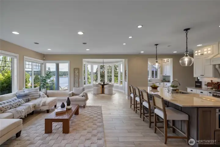 Main area designed for both effortless living and entertaining
