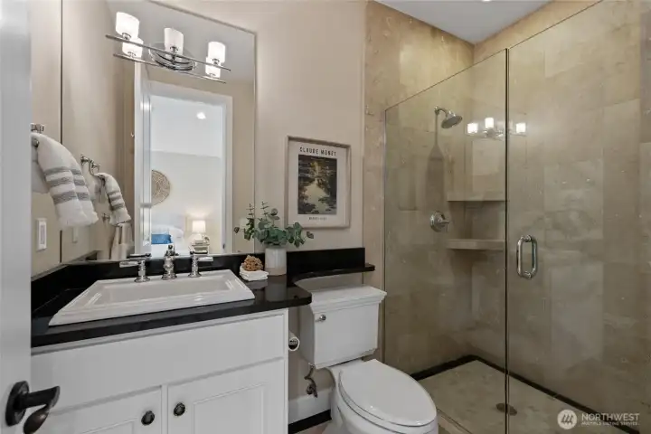 Junior suite bathroom.