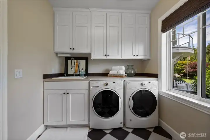 Large utility room.