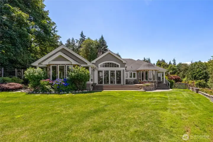 View of the main home from the front yard.