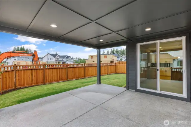 Extended Covered Patio