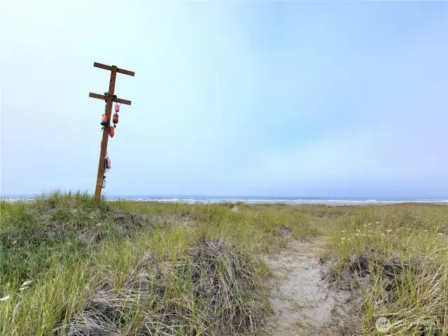 Trail Marker - he flew the perch....